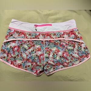 Lululemon Speed-up Short Pink Floral - Size 8